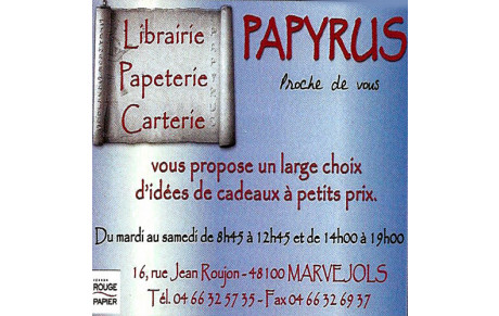 Librairie - Papeterie - Papyrus