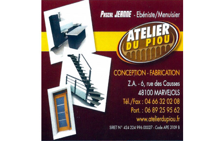 Ébénisterie - Menuiserie - Atelier du Piou